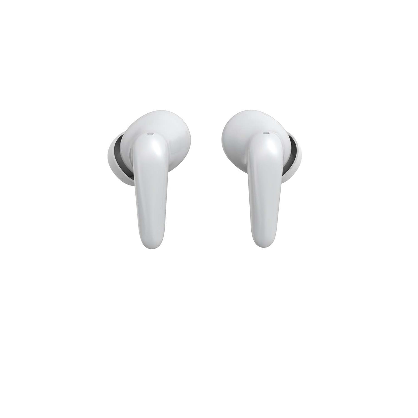 White and Rose Gold Active Noise Cancelling Earbuds